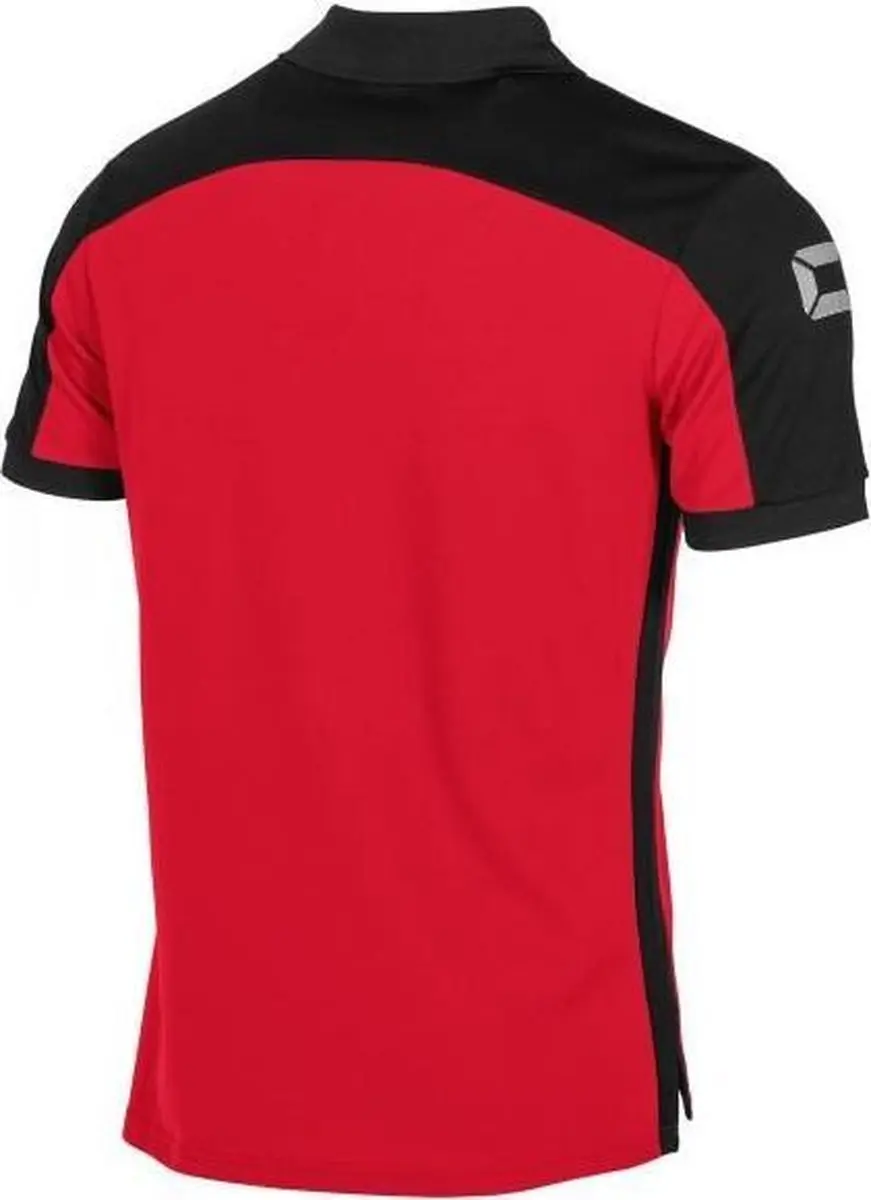Stanno Pride Polo - XL - Rood/Zwart - afbeelding 6 van 6