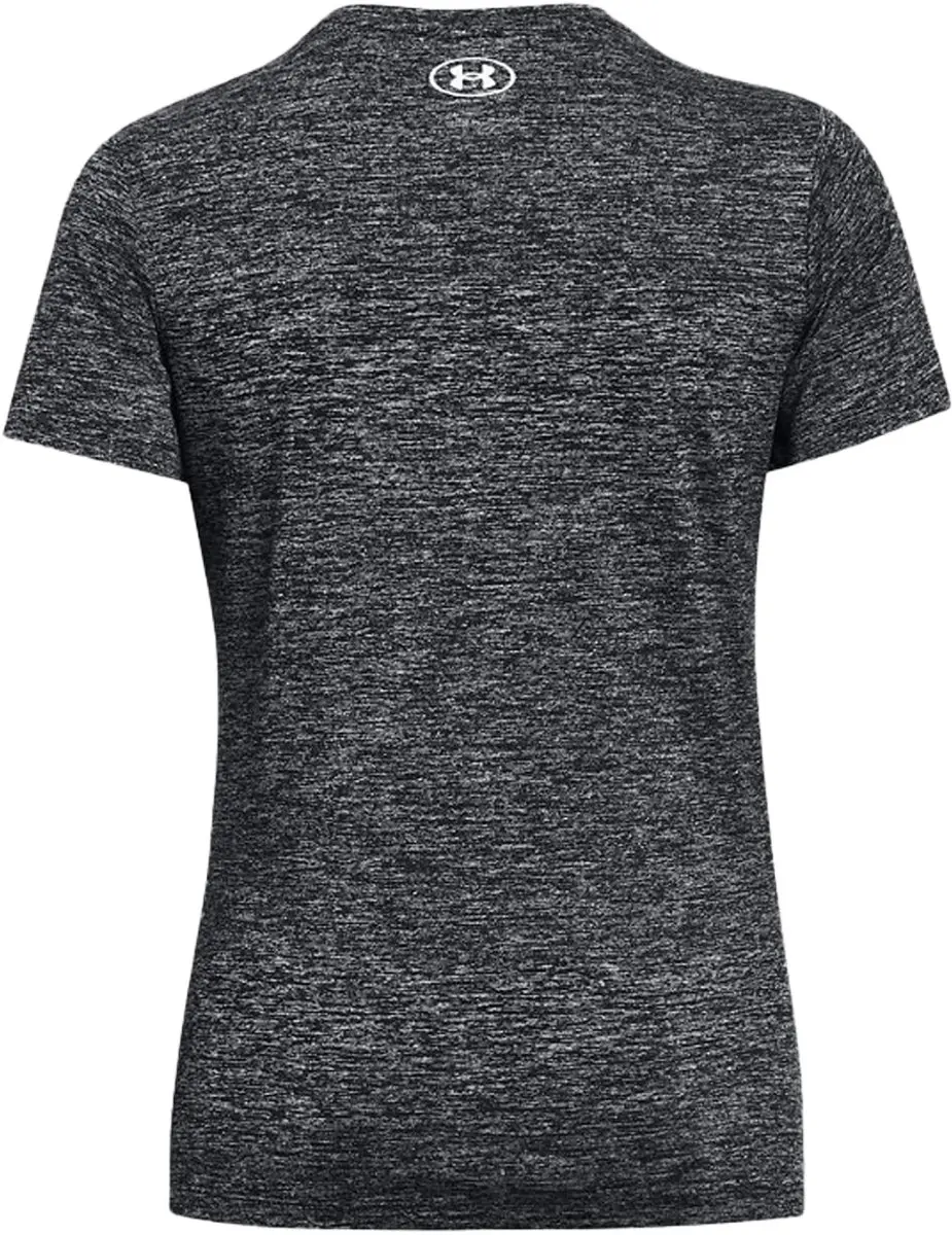 Under Armour Tech SSC Twist Dames Sportshirt 1384230-001 - Zwart/Wit