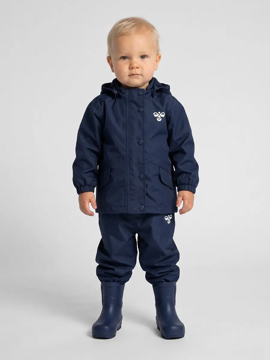 Hummel Reva Rainsuit Kinderregenpak 80 - Blauw