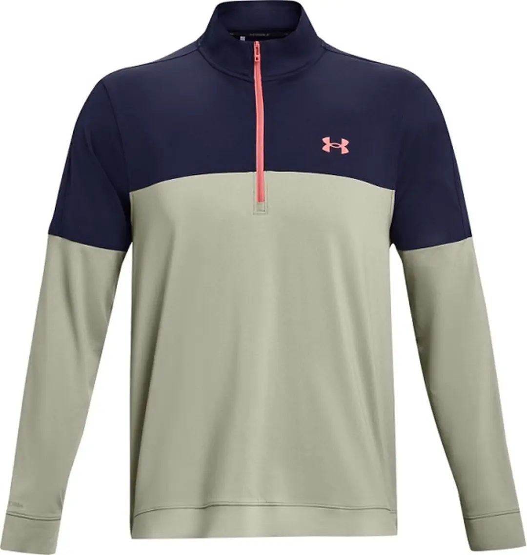 Under Armour Storm Midlayer 1/2 Heren - Groen/Navy/Rood - L - afbeelding 6 van 6
