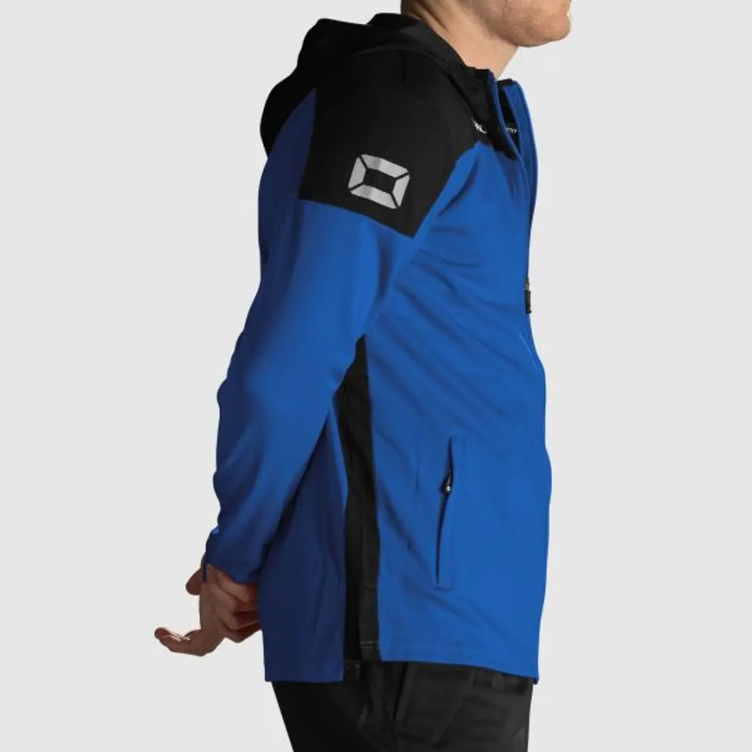 Stanno Pride Full Zip Hooded 164 - Blauw/Zwart