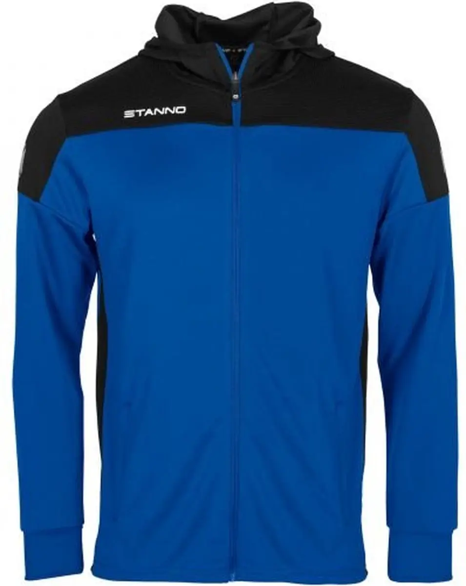 Stanno Pride Full Zip Hooded 164 - Blauw/Zwart - afbeelding 6 van 6