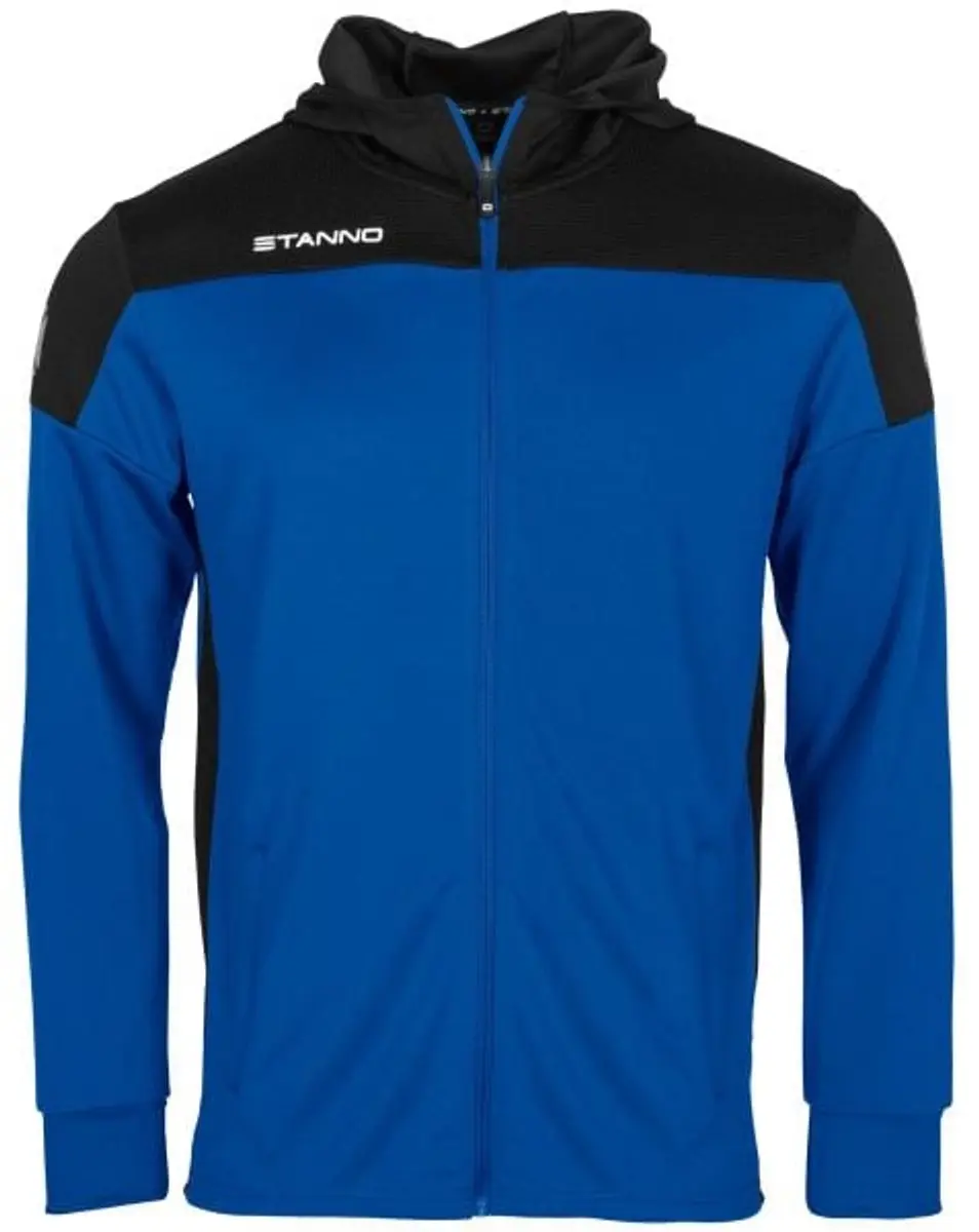 Stanno Pride Full Zip Hooded 164 - Blauw/Zwart