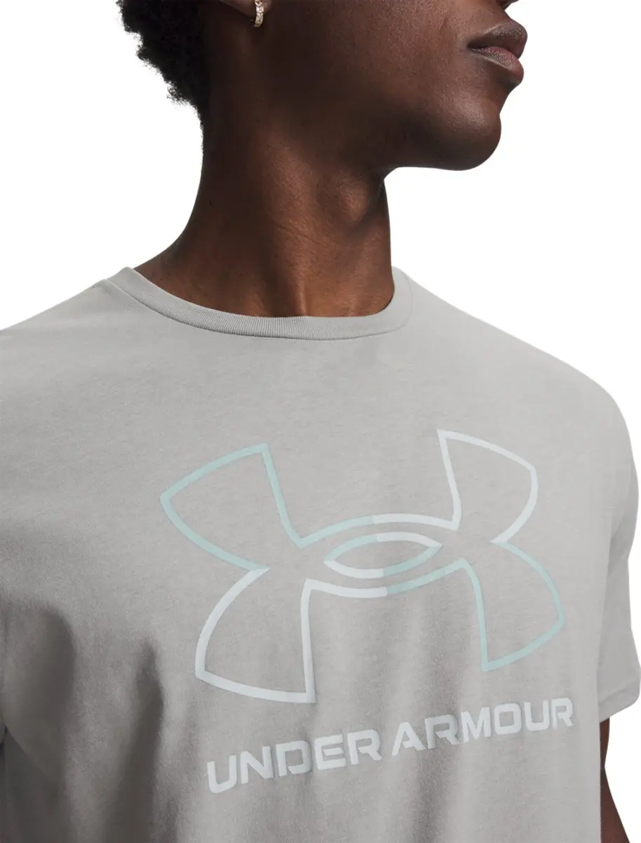 Under Armour UA GL Foundation Update Heren Sportshirt - Grijs/Blauw/ Groen