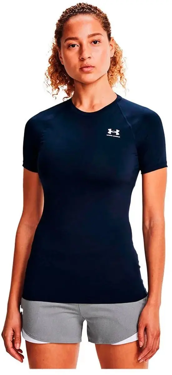 Under Armour Hg Authentics Comp T-shirt M - Midnight Navy/Wit