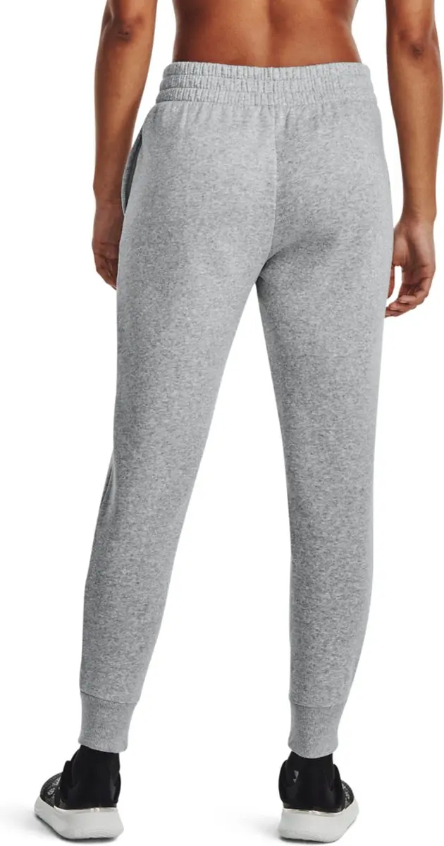Under Armour UA Rival Fleece Jogger Dames - Grijs/Wit - XL