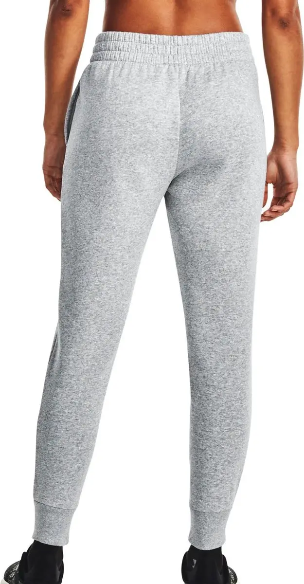 Under Armour UA Rival Fleece Jogger Dames - Grijs/Wit - XL
