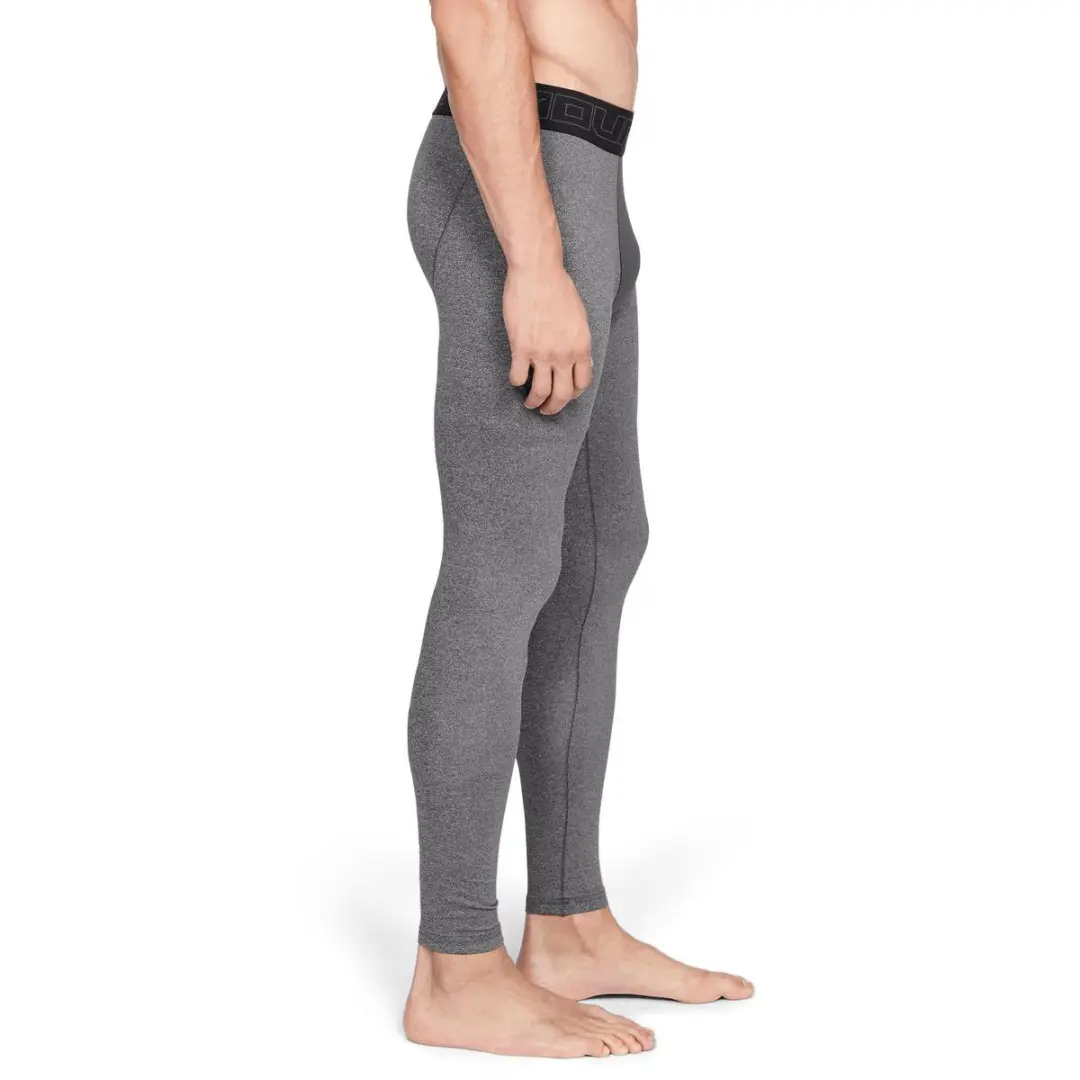 Under Armour ColdGear Leggings Heren - M - Charcoal Light Heather