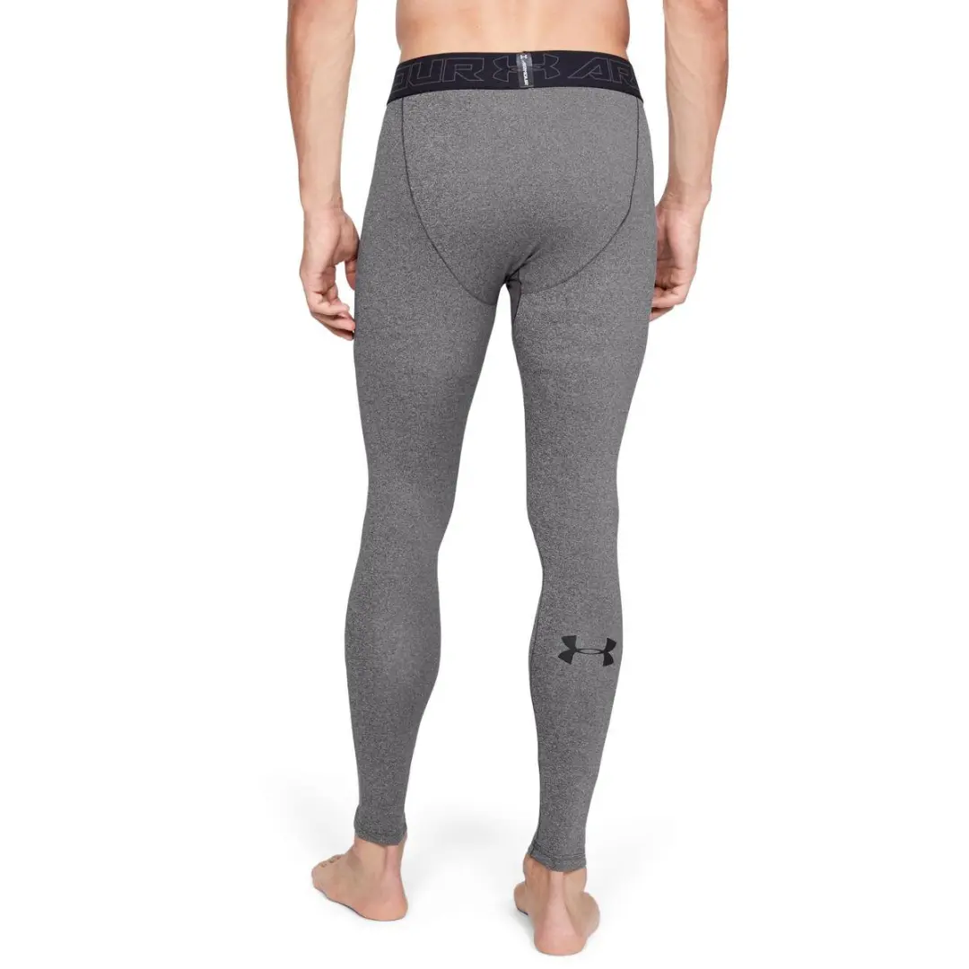 Under Armour ColdGear Leggings Heren - M - Charcoal Light Heather