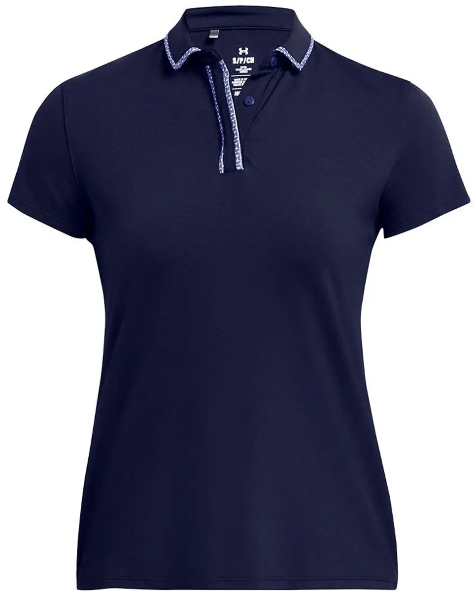 Under Armour Golf Iso-Chill Poloshirt Dames XS - Midnight Navy