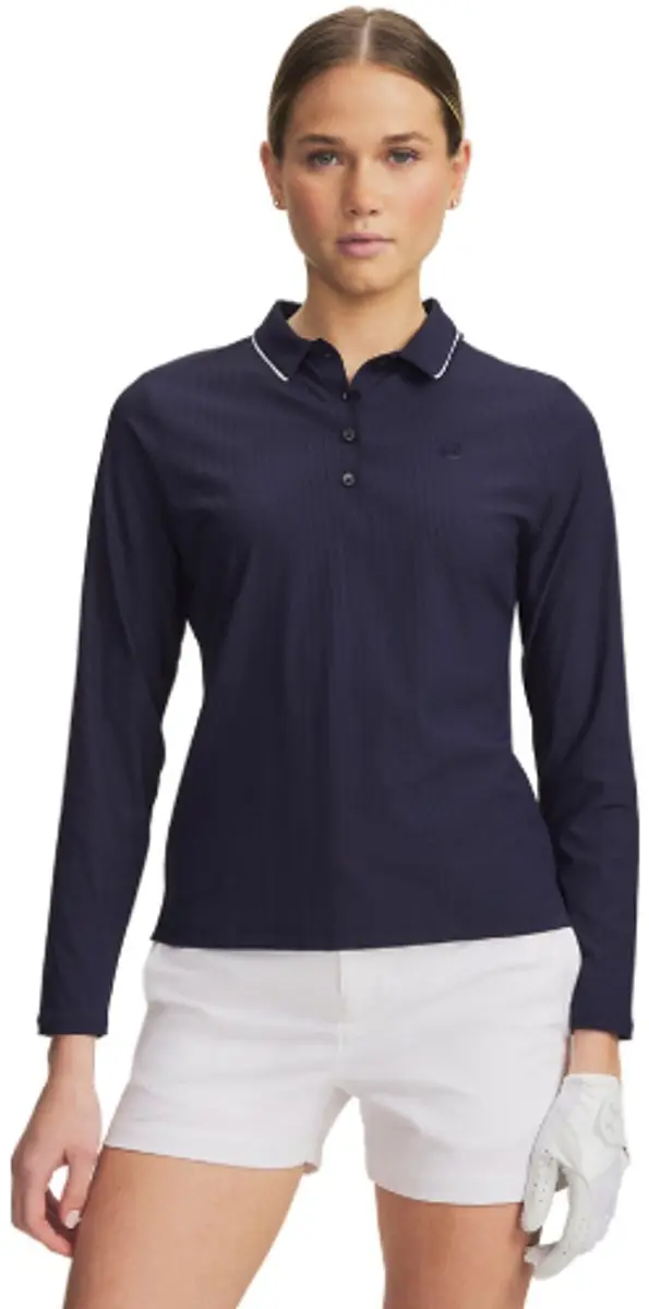Under Armour Drive Chill LS Polo M - Navy