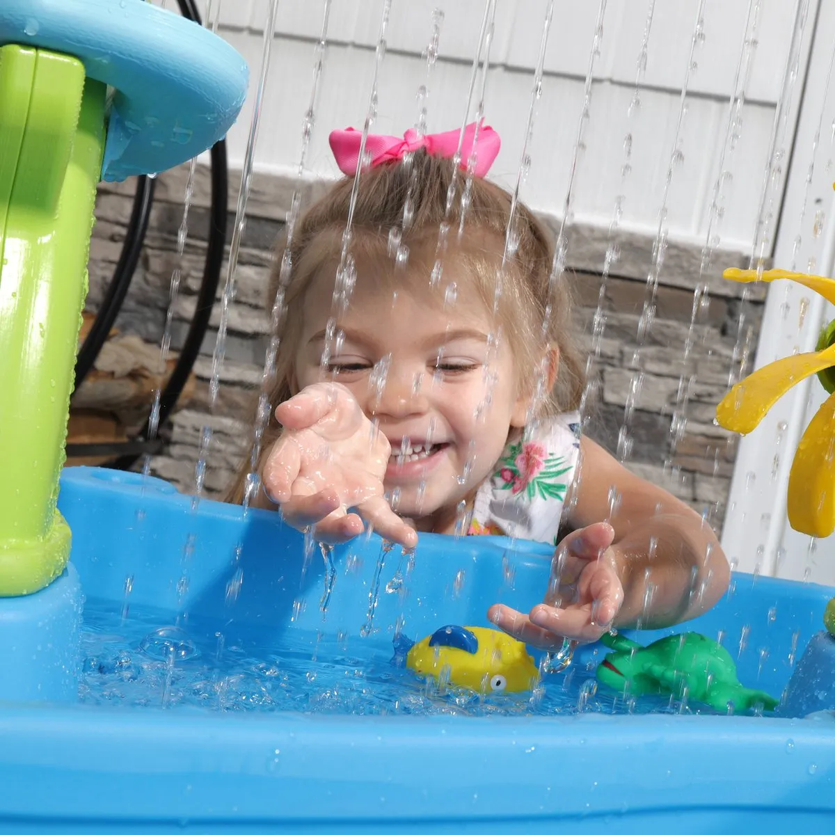 Step2 Double Showers Splash Watertafel Blauw - 10L