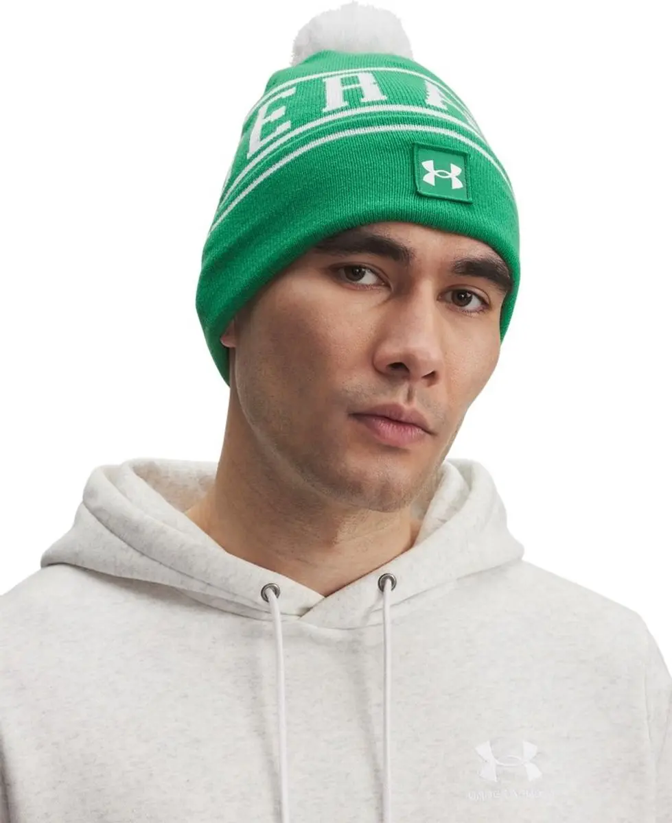 Under Armour Halftime Pom Beanie - One Size - Green