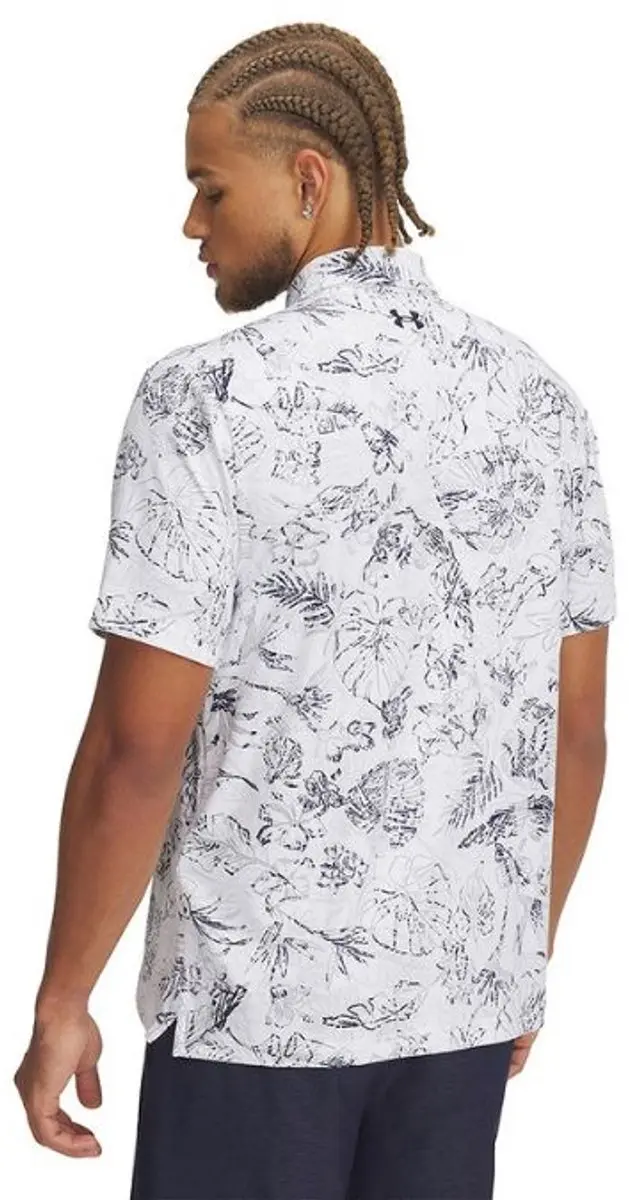 Under Armour Heren Playoff Golfpolo 3.0 - Wit Navy - XXL