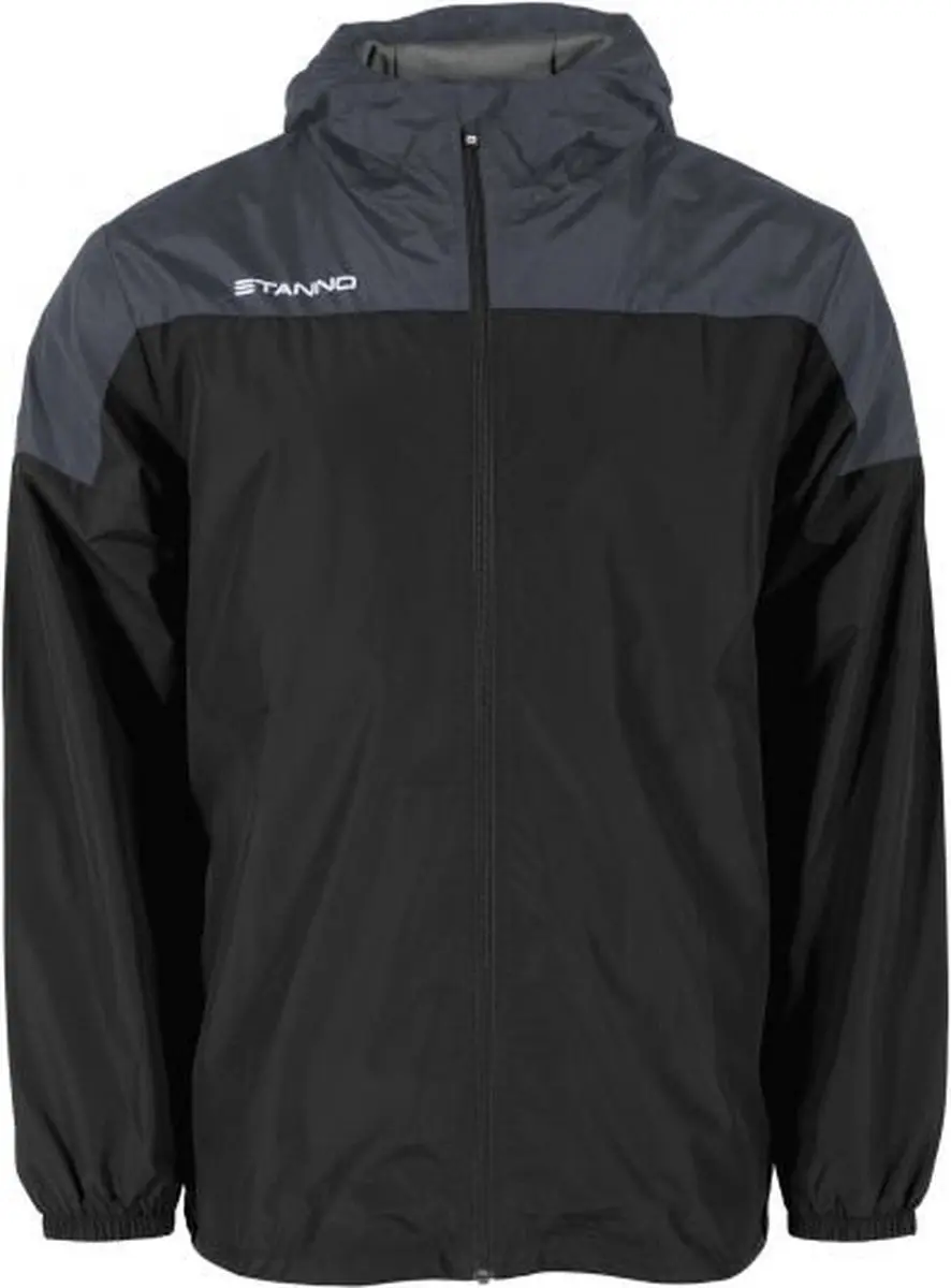 Stanno Pride Windbreaker Maat 140 - Zwart/Antraciet