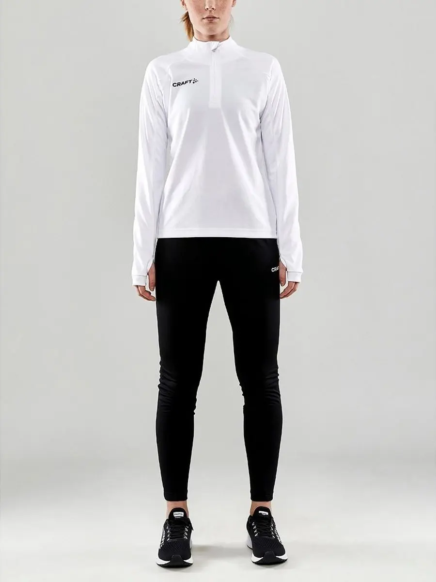 Craft Evolve Ziptop Dames T-shirt - L - Wit