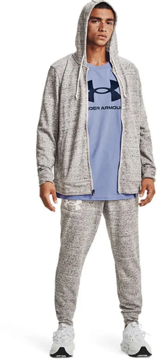 Under Armour Rival Terry Full Zip Hoody M - Wit