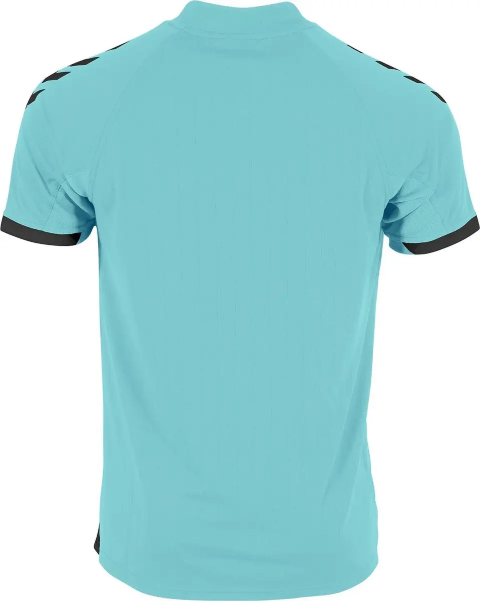 Hummel Fyn Shirt Korte Mouw Kinderen - Munt/Zwart 116