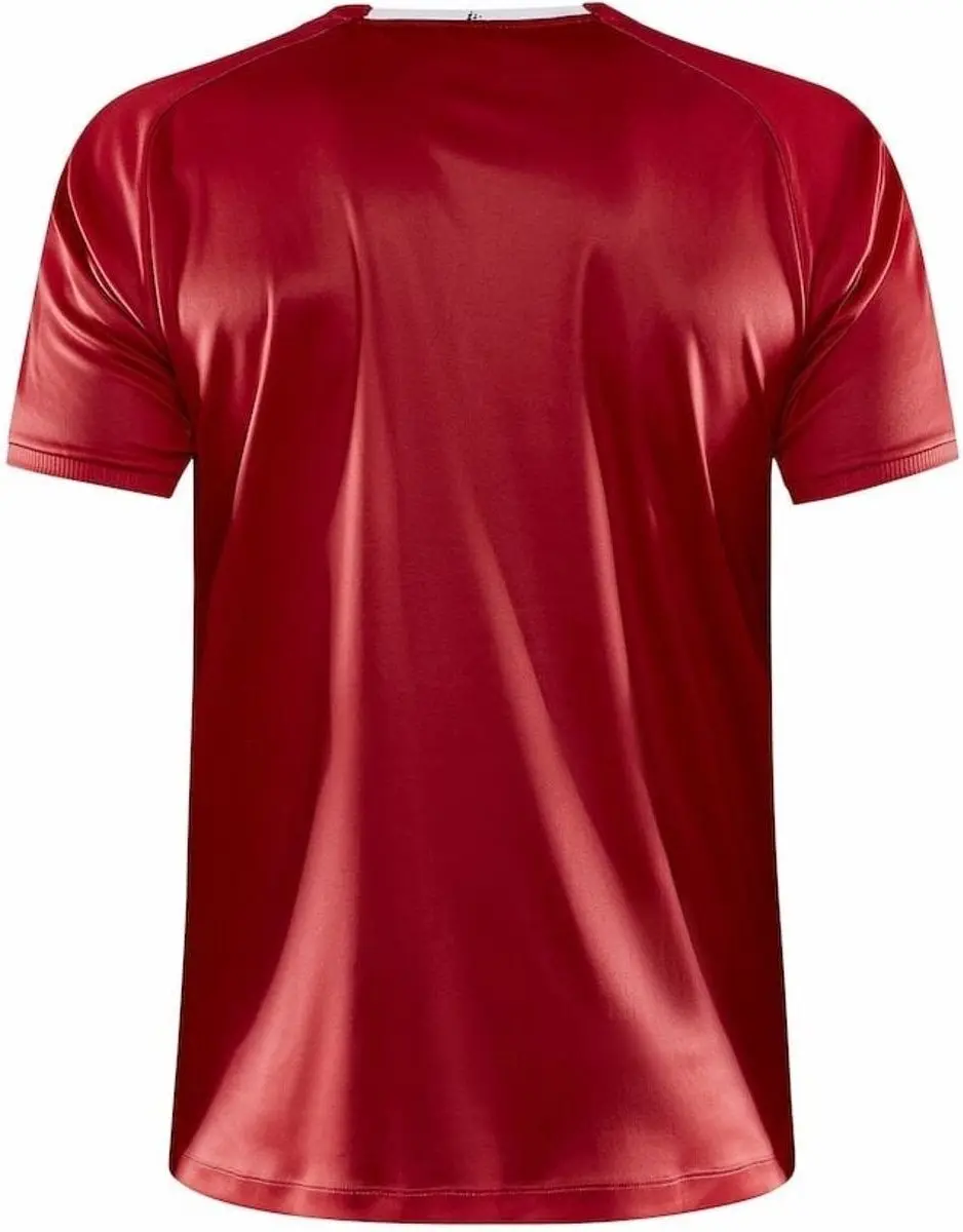 Craft Progress 2.0 Stripe Shirt Heren - M - Rood/Wit