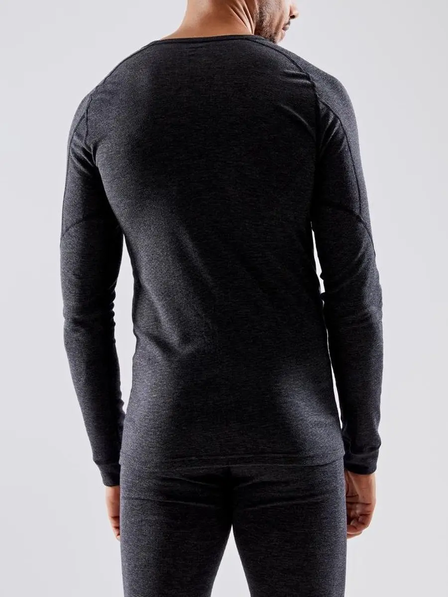 Craft Core Wool Merino Thermoset Heren Broek & Shirt - Maat M - Zwart - afbeelding 6 van 6
