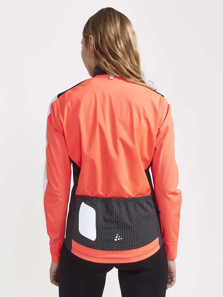 Craft ADV Bike Subz Lumen Jacket W - Fietsjack Dames - M - Roze/Wit/Zwart