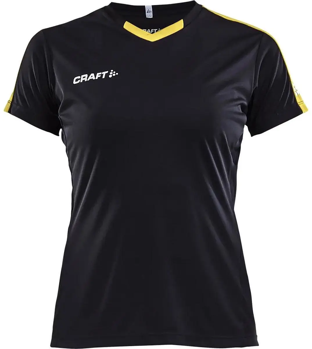 Craft Progress Contrast Shirt Kinder - 158/164 - Zwart/Geel