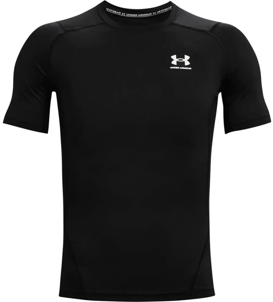 Under Armour HeatGear Armour T-shirt Short - S - Black - afbeelding 6 van 6