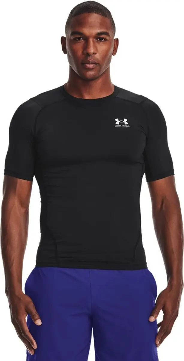 Under Armour HeatGear Armour T-shirt Short - S - Black