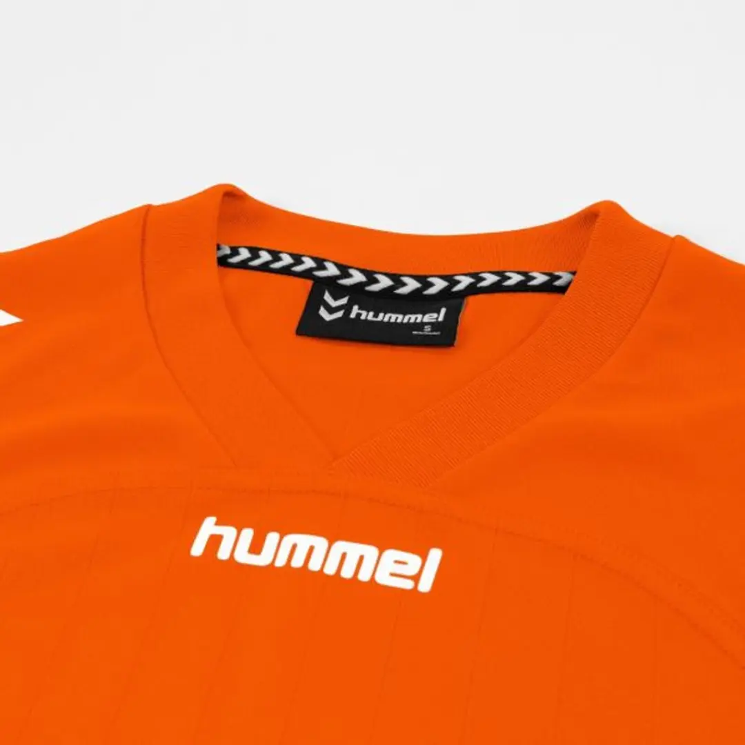 Hummel Fyn Shirt Dames - Oranje/Wit M