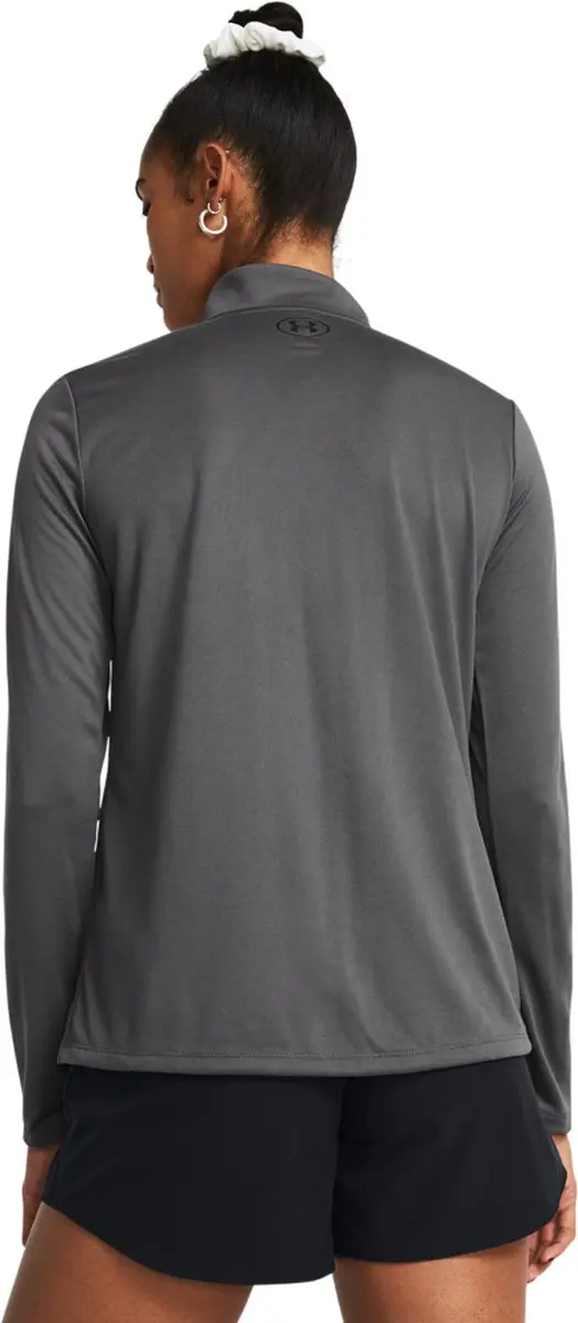 Under Armour Tech 1/2 Zip Dames Sporttrui - Castlerock/Zwart