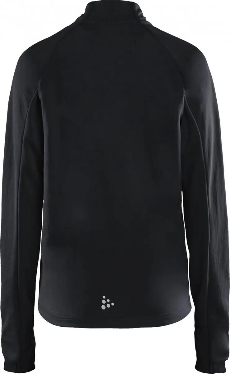 Craft Evolve Full Zip Trainingsjas Junior 158/164 - Zwart