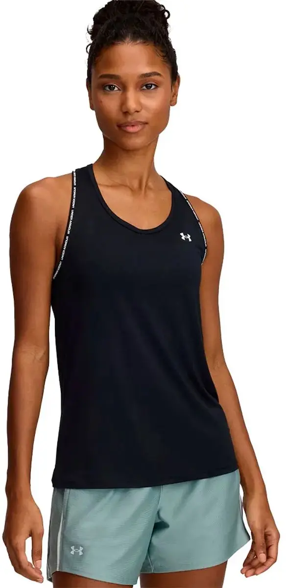 Under Armour Tech Knockout Tanktop Dames - Zwart - afbeelding 6 van 6