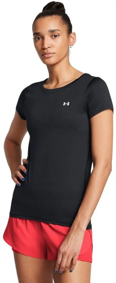 Under Armour Tech Mesh Dames Sportshirt XL - Zwart