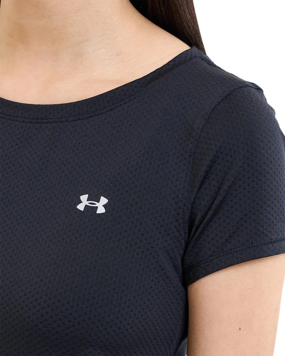 Under Armour Tech Mesh Dames Sportshirt XL - Zwart