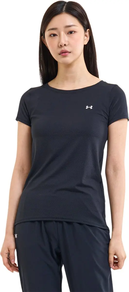 Under Armour Tech Mesh Dames Sportshirt XL - Zwart