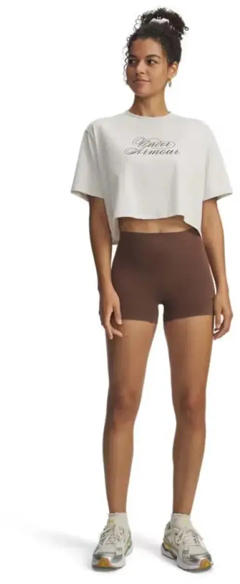 Under Armour Seamless Cotton Korte Broek XS - Bruin