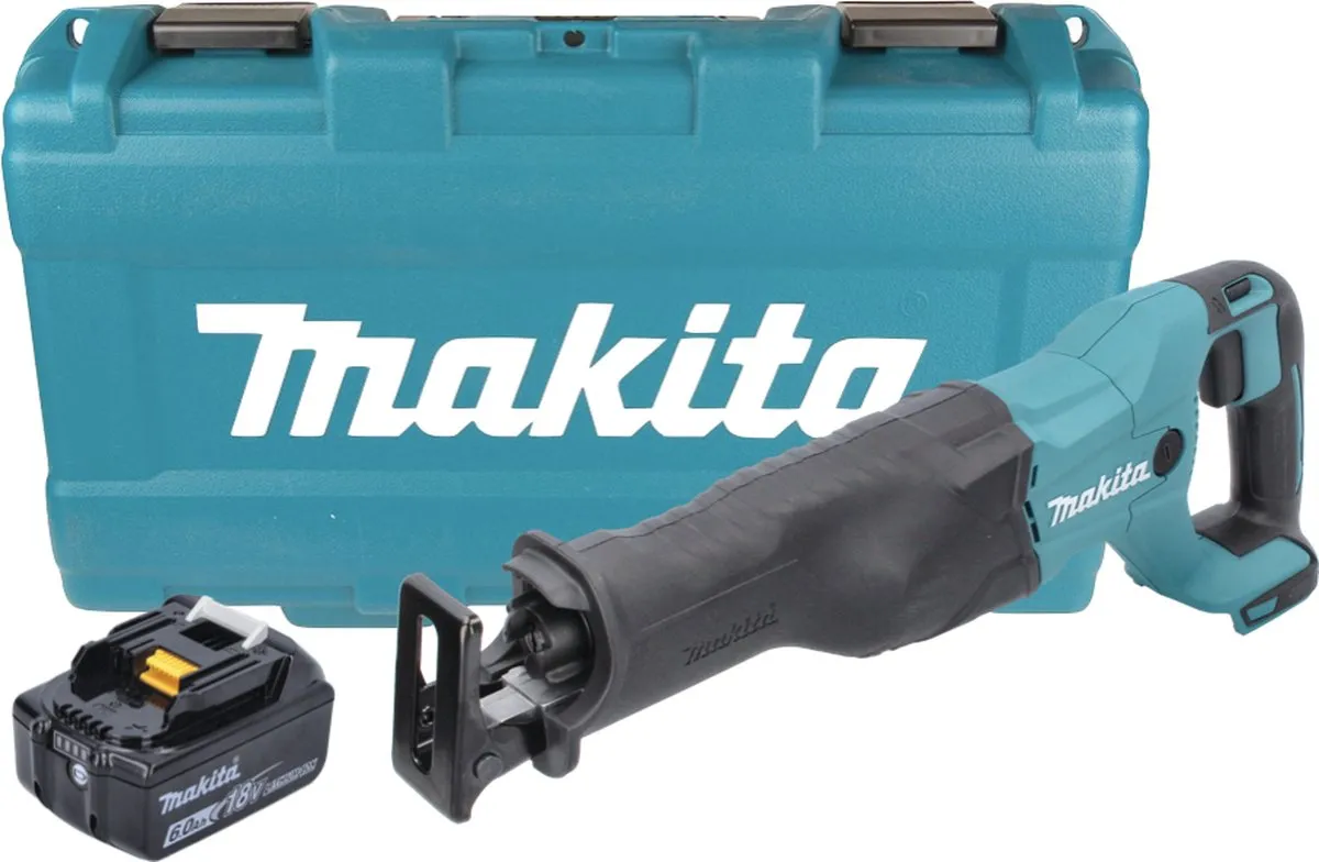 Makita DJR 186 G1K Reciprozaag 18V - 6.0Ah - met accu - afbeelding 5 van 5