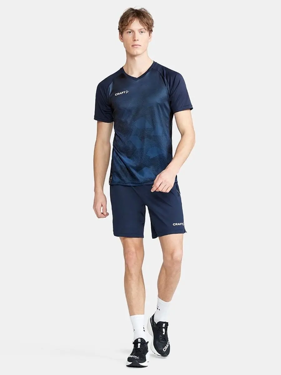 Craft Premier Fade Shirt Korte Mouw Heren - Marine - XS