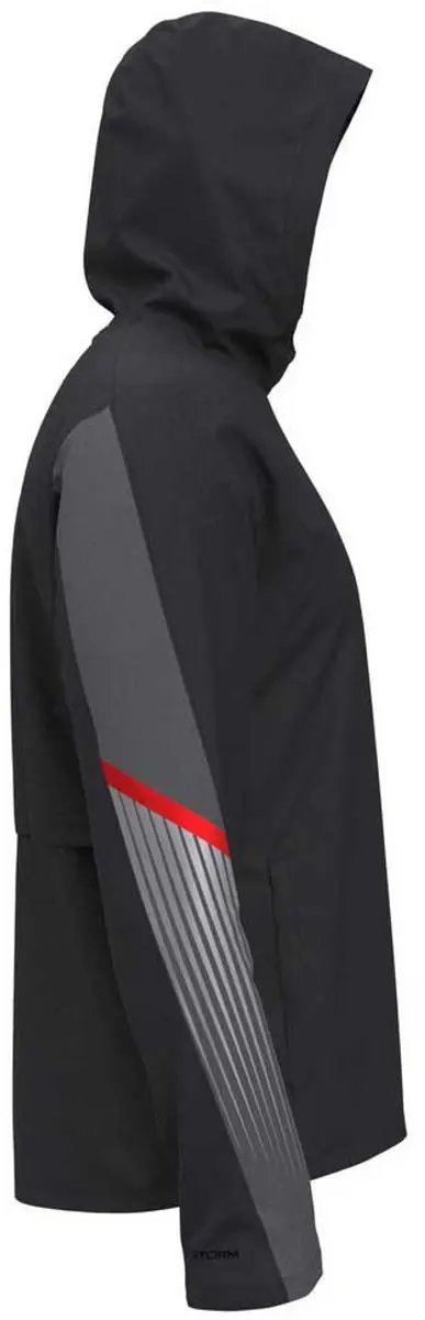 Under Armour Velociti Storm Hooded Jas Heren M - Zwart/Grijs