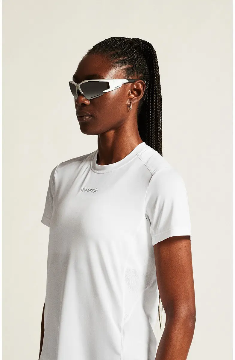Craft Adv Essence 2 Hardloopshirt Dames S - Wit