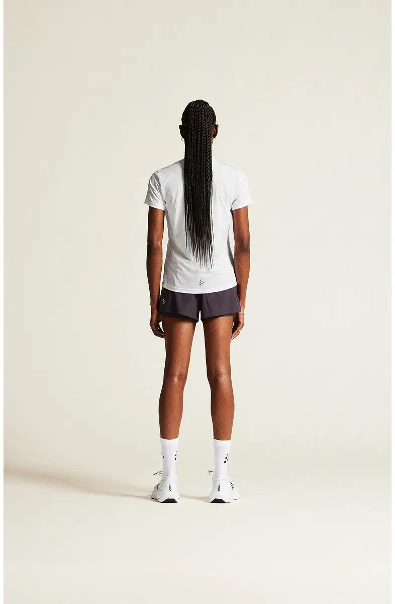 Craft Adv Essence 2 Hardloopshirt Dames S - Wit