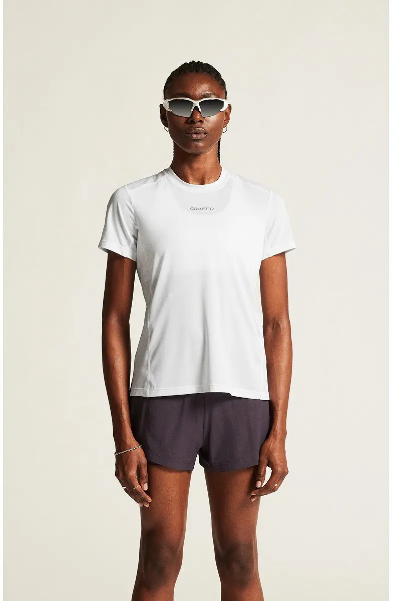 Craft Adv Essence 2 Hardloopshirt Dames S - Wit