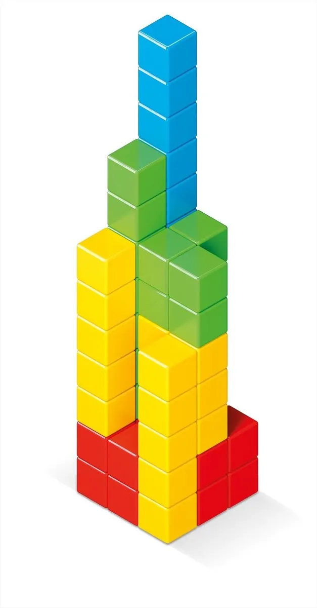 Geomag Magicube Green Line 64-delig - Multicolor