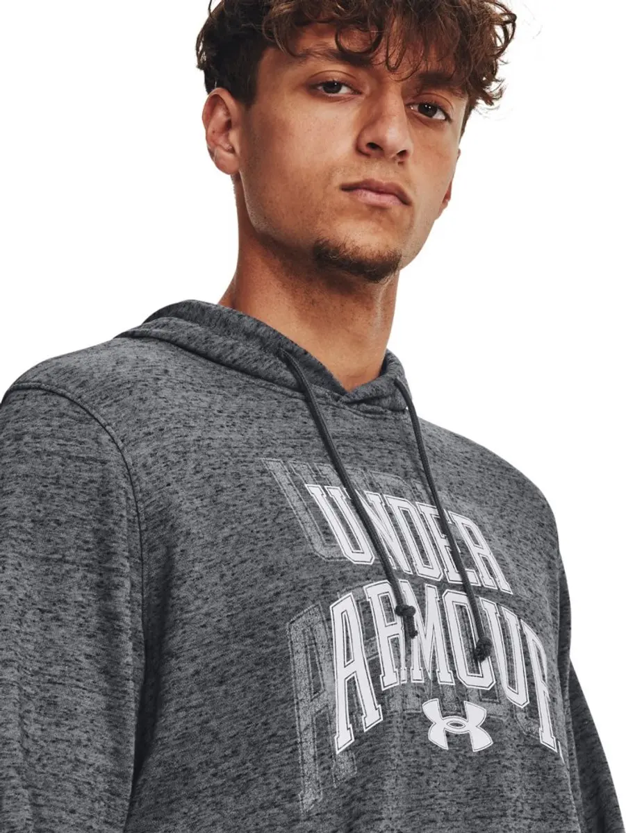 Under Armour Rival Terry Graphic Capuchon M - Grijs