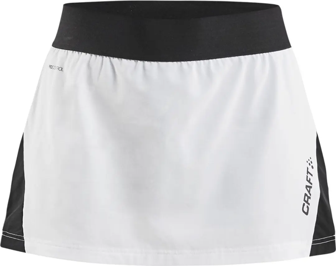 Craft Pro Control Tennisrokje Dames - Wit/Zwart XXL