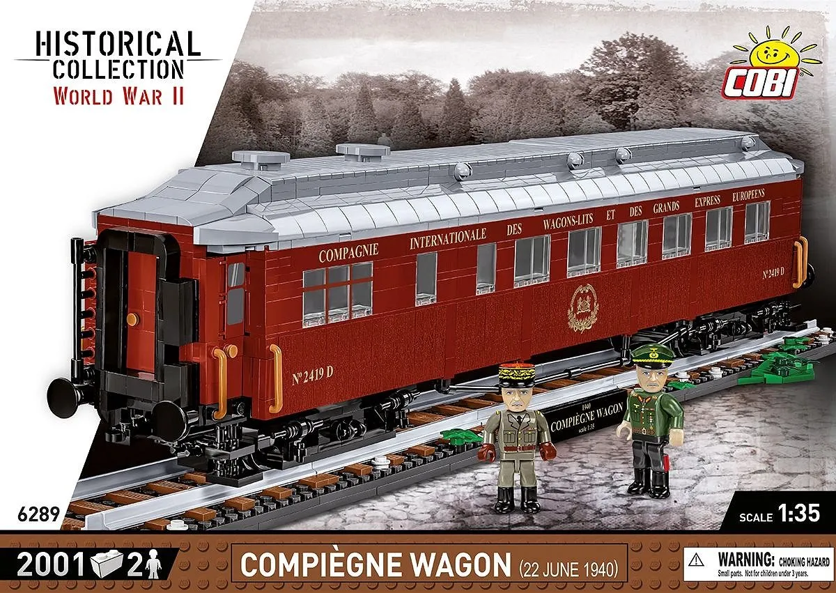 Cobi Compiègne Wagen 22 juni 1940 COBI-6289 - 2001 Onderdelen