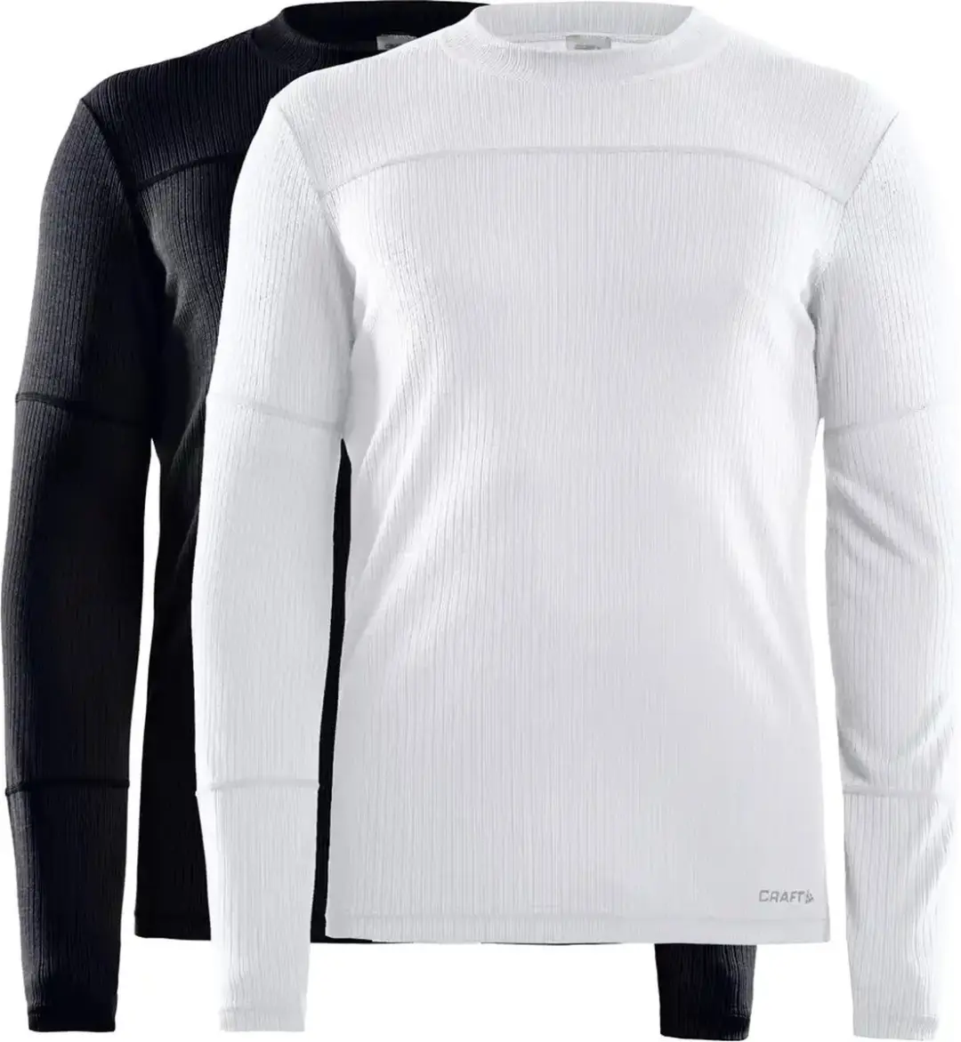 Craft Core Baselayer Thermo Shirt Heren - XXL - Donkergroen - 2 Stuks