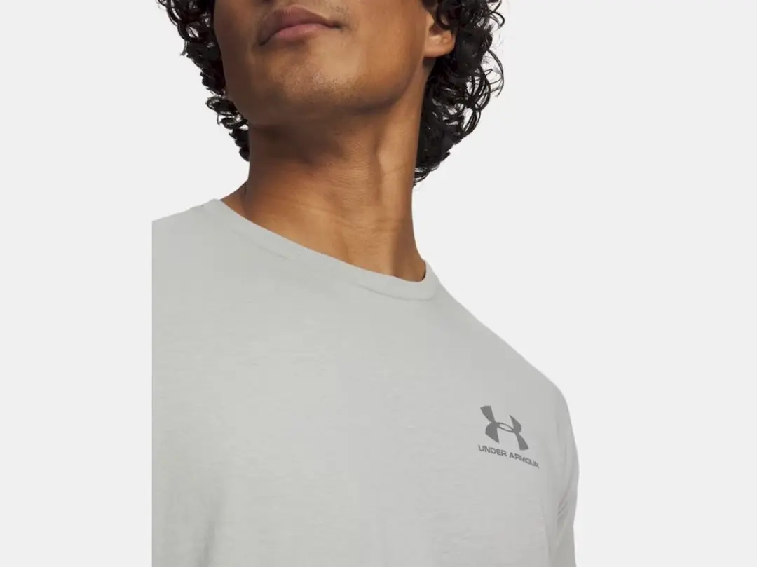 Under Armour UA M SPORTSTYLE LC SS Clay Groen Heren Sportshirt - S
