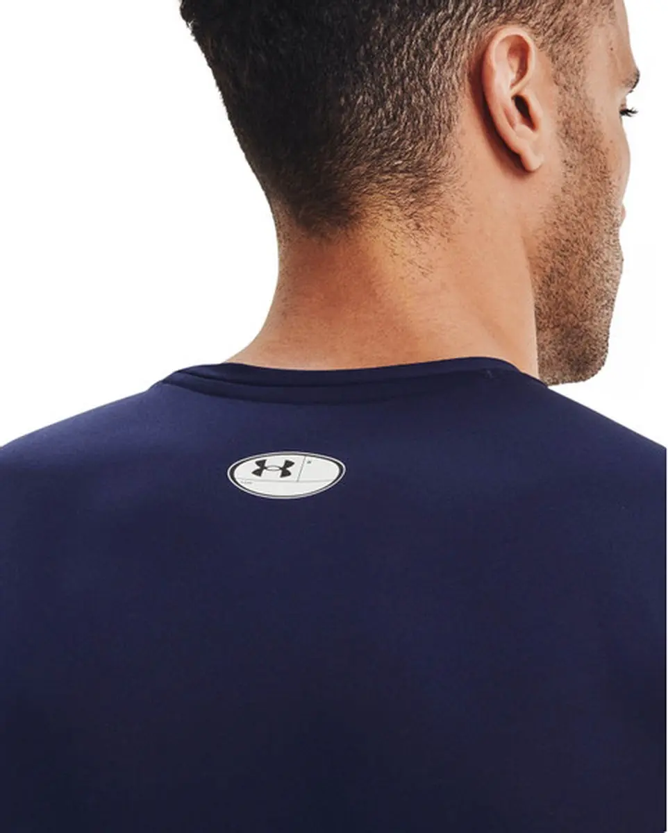 Under Armour HeatGear SL Shirt Heren - Navy S - afbeelding 6 van 6