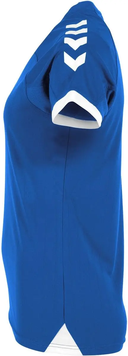 Hummel Fyn Shirt Dames - Royal/Wit M